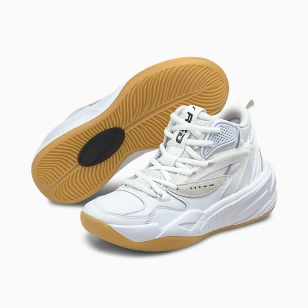 RS-DREAMER 2 "The White Jointz" Basketball Shoes JR, Puma White-Puma White, extralarge